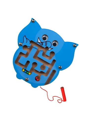 Juego Laberinto Magnetico Didactico De Madera Figura Niños