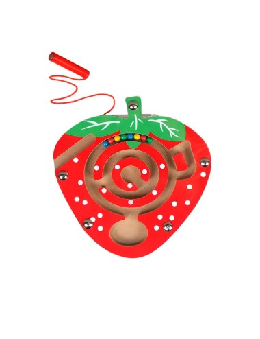Juego Laberinto Magnetico Didactico De Madera Figura Niños