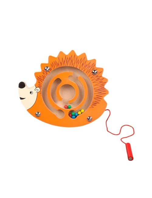 Juego Laberinto Magnetico Didactico De Madera Figura Niños