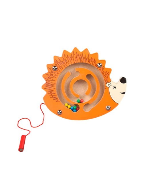Juego Laberinto Magnetico Didactico De Madera Figura Niños