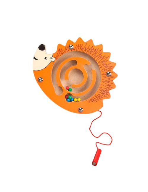 Juego Laberinto Magnetico Didactico De Madera Figura Niños