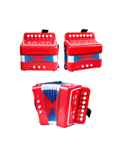 Acordeon De Juguete Instrumento Musical Niños Interactivo