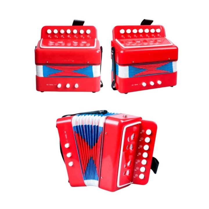 Acordeon De Juguete Instrumento Musical Niños Interactivo