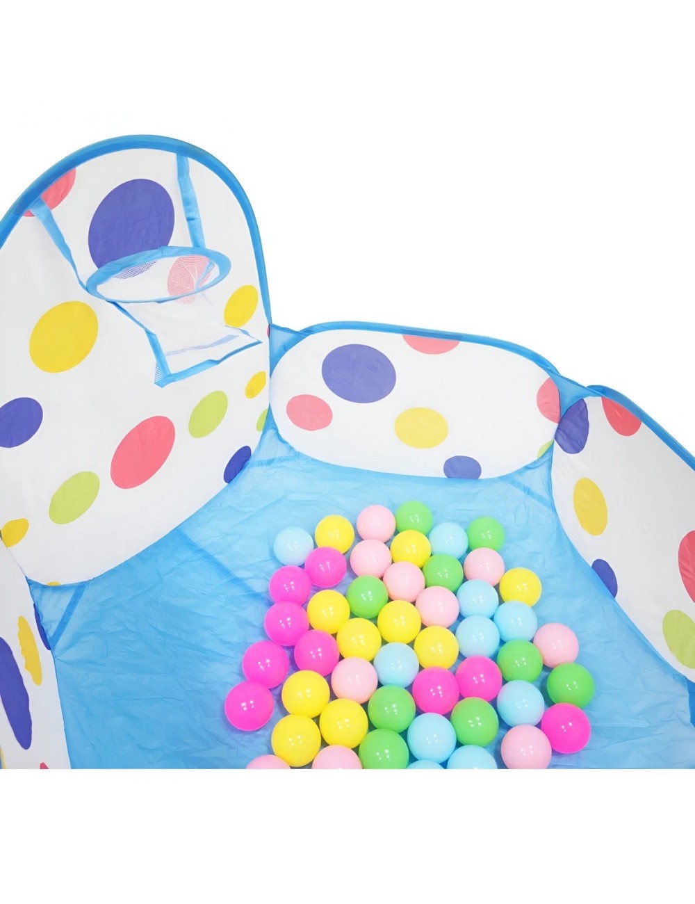 Piscina De Pelotas Interactiva Plegable Canasta Basketball