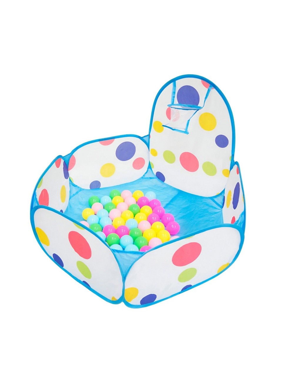 Piscina De Pelotas Interactiva Plegable Canasta Basketball