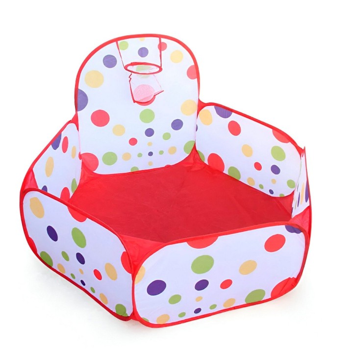 Piscina De Pelotas Interactiva Plegable Canasta Basketball