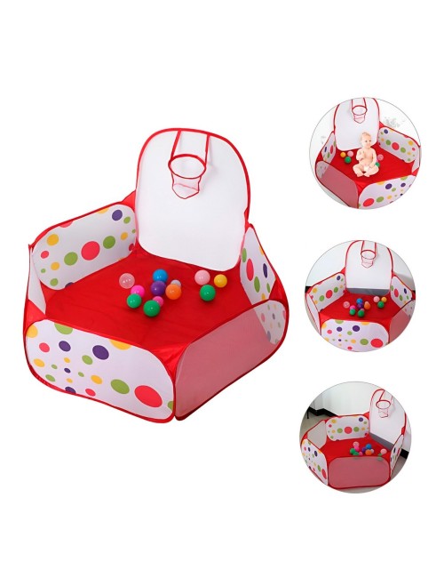 Piscina De Pelotas Interactiva Plegable Canasta Basketball