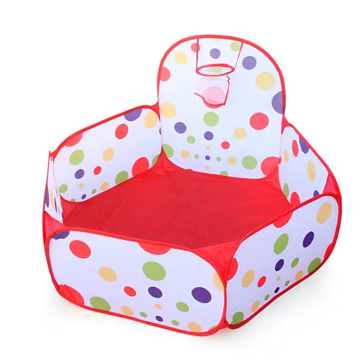 Piscina De Pelotas Interactiva Plegable Canasta Basketball
