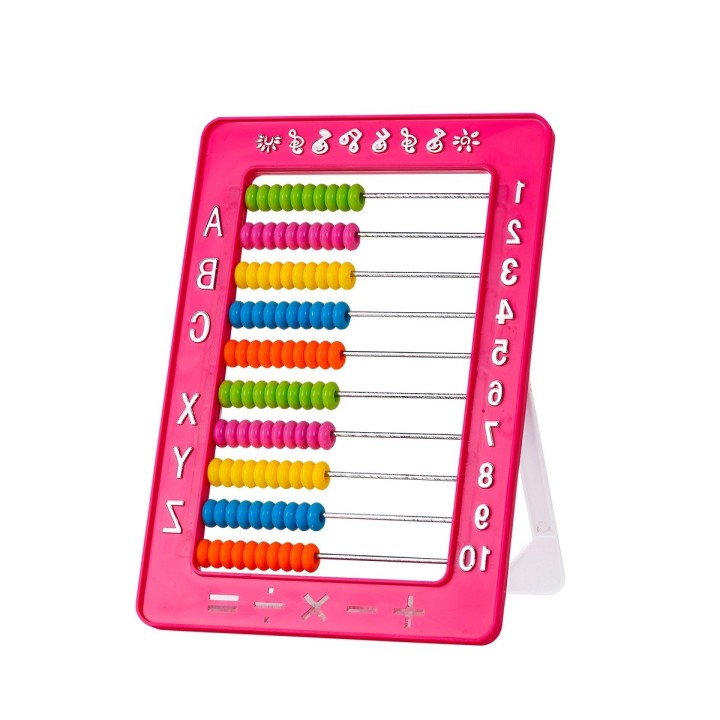 Abaco Multicolor Aprendizaje Letra Numeros Unisex