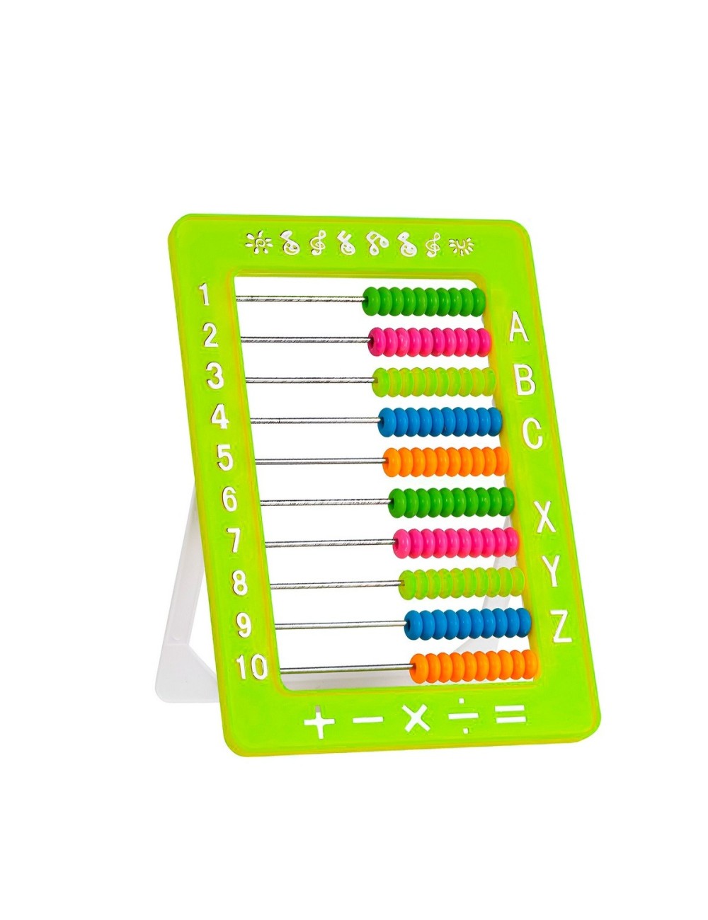 Abaco Multicolor Aprendizaje Letra Numeros Unisex