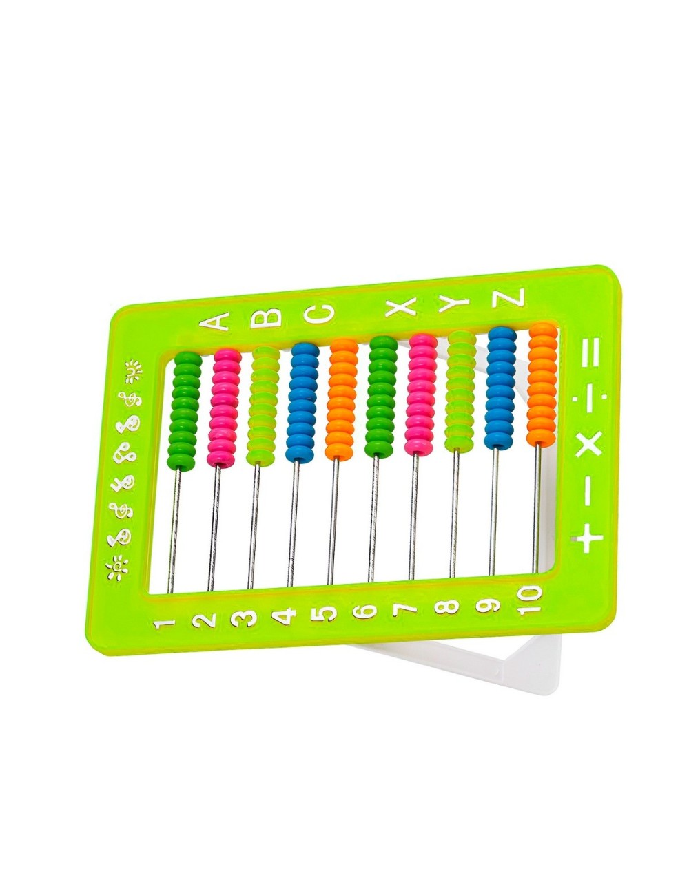 Abaco Multicolor Aprendizaje Letra Numeros Unisex