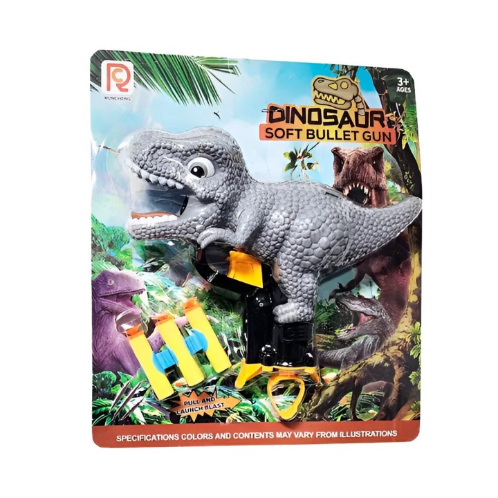 Pistola Tiranosaurio Rex Dardos Juguete Interactivo Niños