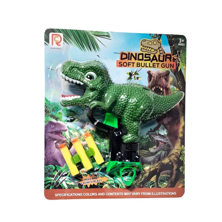 Pistola Tiranosaurio Rex Dardos Juguete Interactivo Niños