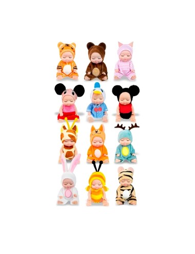 Coleccion De Muñecos Con Pijamas Juguete Niñas X 12 Unidades