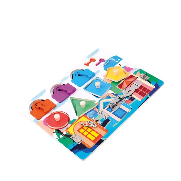 Juego De Mesa Tablero Encastre Montesori Desarrollo Motriz