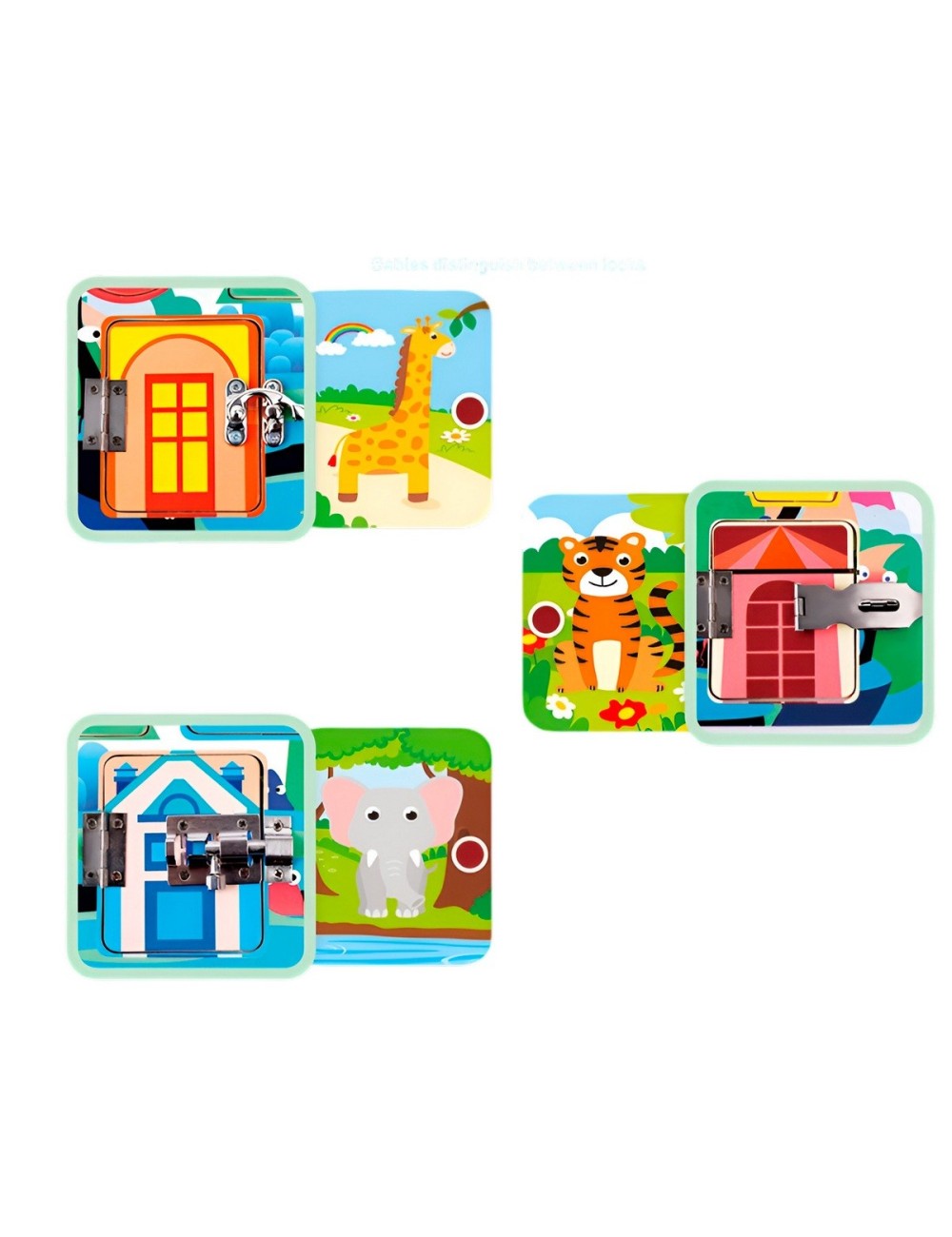 Juego De Mesa Tablero Encastre Montesori Desarrollo Motriz