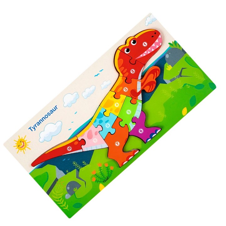Rompecabeza Enumerado Didactico Tematico Aprendizaje Niños