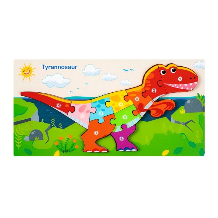 Rompecabeza Enumerado Didactico Tematico Aprendizaje Niños