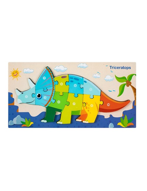 Rompecabeza Enumerado Didactico Tematico Aprendizaje Niños