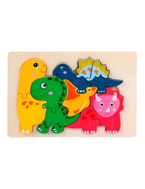 Rompecabeza Didactico Familia Animal Amor Aprendizaje Niños