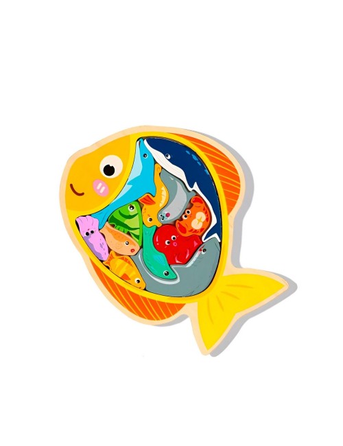 Juego De Mesa Rompecabeza Animales Didactico Aprendizaje