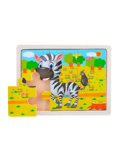 Rompecabeza Didactico Animal Del Safari Aprendizaje Niños