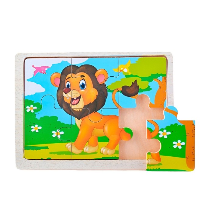 Rompecabeza Didactico Animal Del Safari Aprendizaje Niños