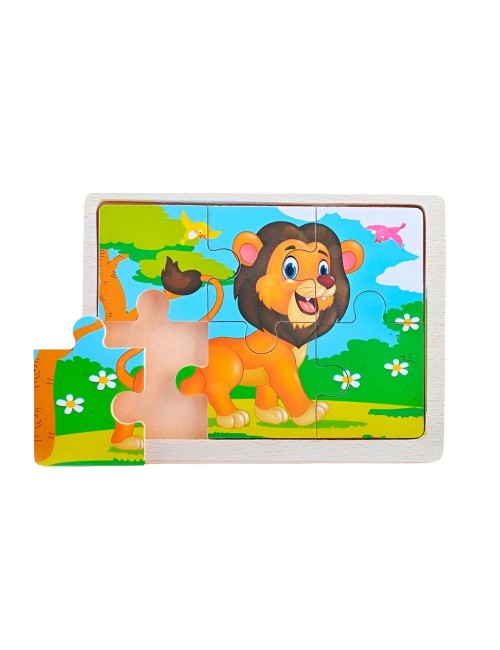 Rompecabeza Didactico Animal Del Safari Aprendizaje Niños