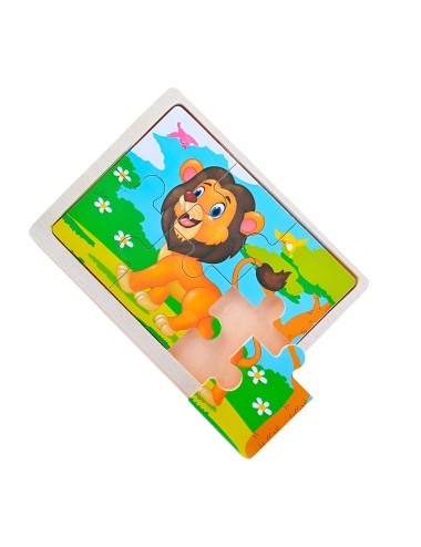 Rompecabeza Didactico Animal Del Safari Aprendizaje Niños