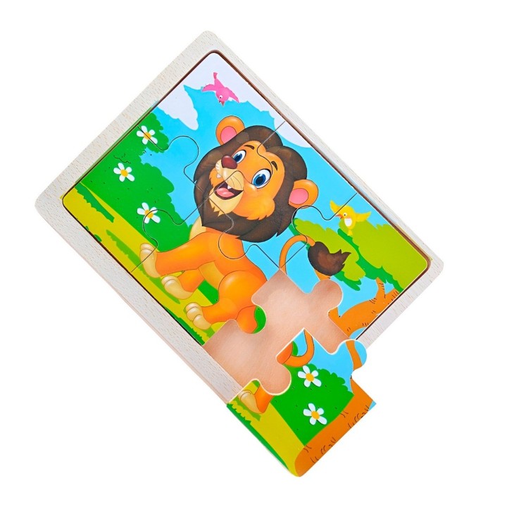 Rompecabeza Didactico Animal Del Safari Aprendizaje Niños