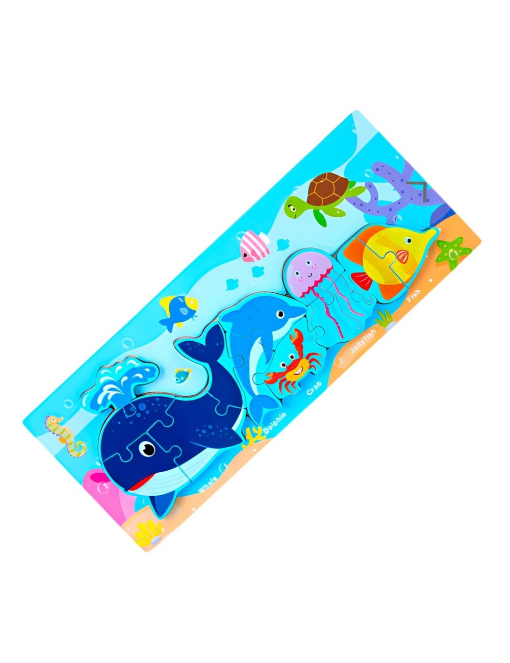 Rompecabezas Combo De Figuras Multicolor Didactico Niños