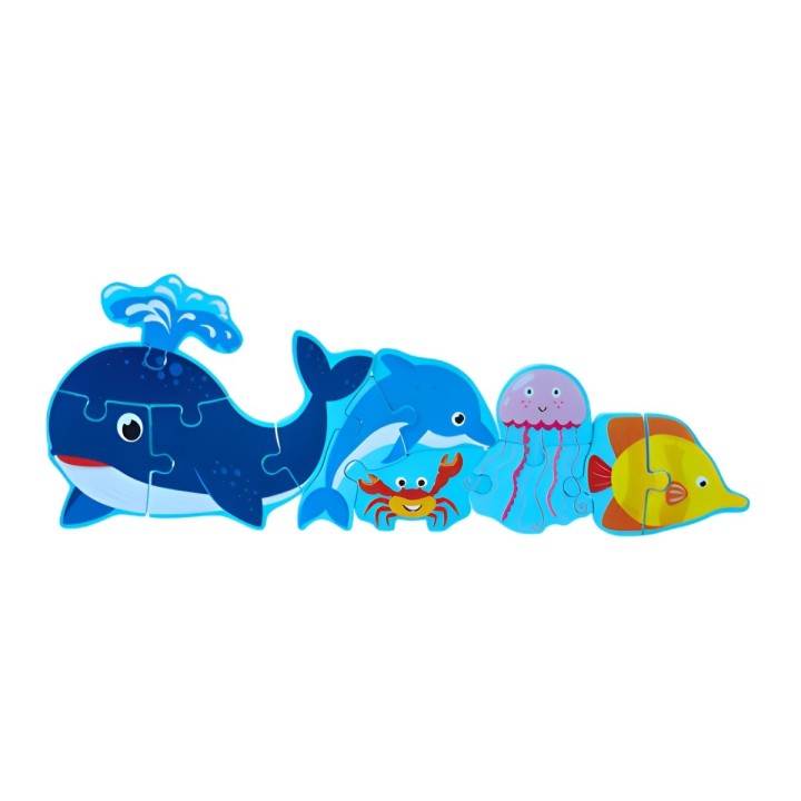 Rompecabezas Combo De Figuras Multicolor Didactico Niños