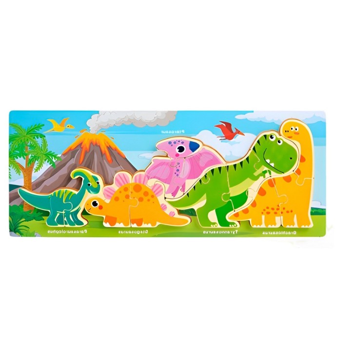 Rompecabezas Combo De Figuras Multicolor Didactico Niños