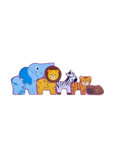 Rompecabezas Combo De Figuras Multicolor Didactico Niños