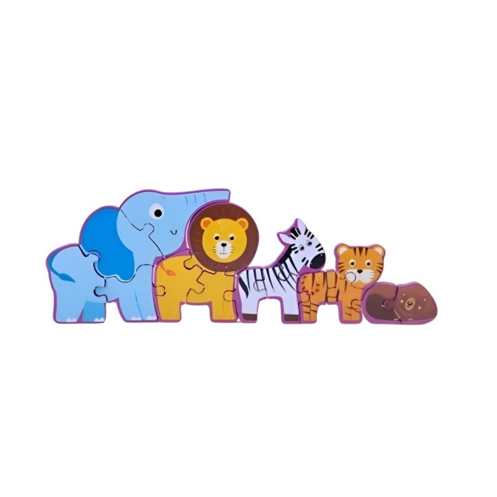 Rompecabezas Combo De Figuras Multicolor Didactico Niños