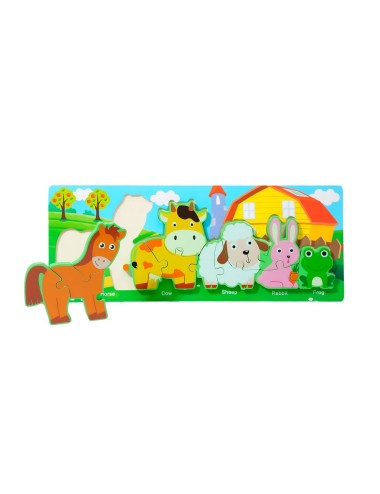 Rompecabezas Combo De Figuras Multicolor Didactico Niños