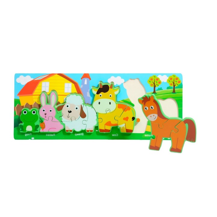 Rompecabezas Combo De Figuras Multicolor Didactico Niños