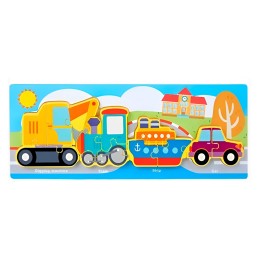 Rompecabezas Combo De Figuras Multicolor Didactico Niños