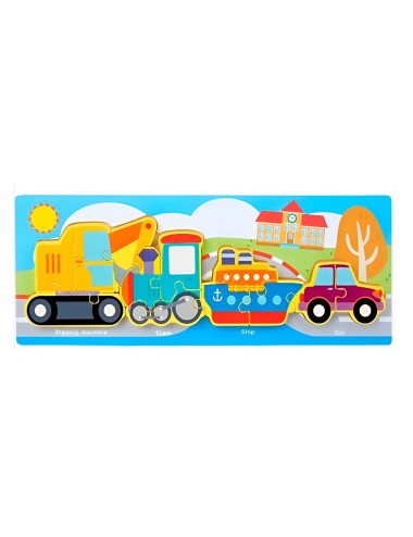 Rompecabezas Combo De Figuras Multicolor Didactico Niños