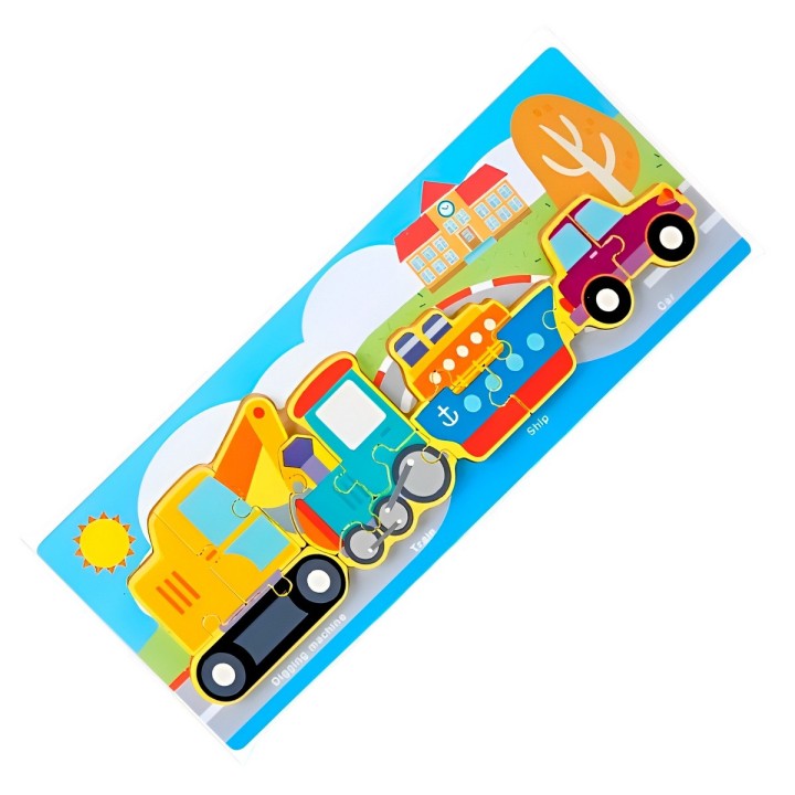 Rompecabezas Combo De Figuras Multicolor Didactico Niños