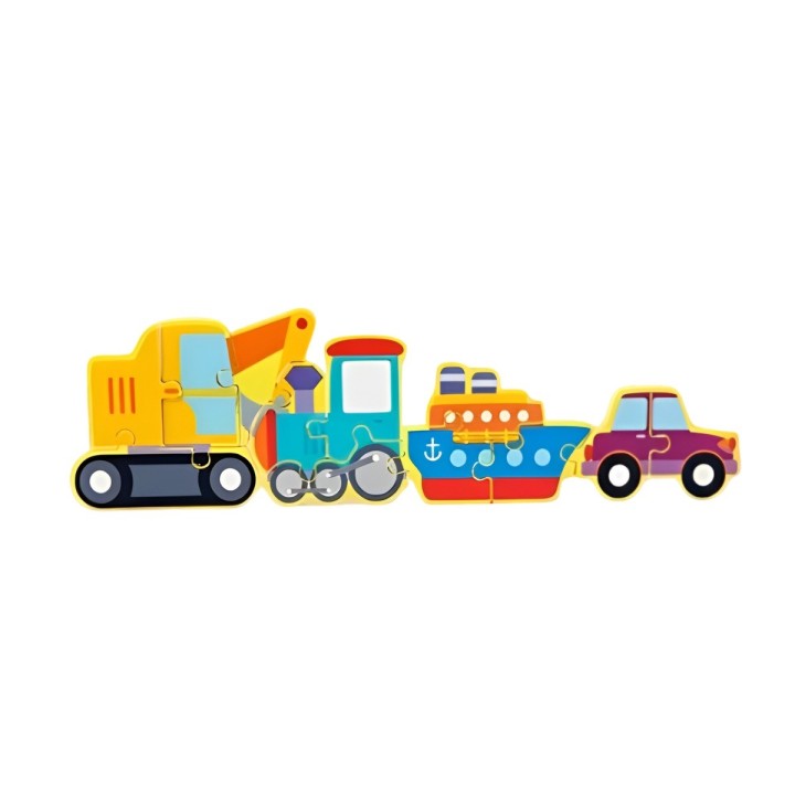 Rompecabezas Combo De Figuras Multicolor Didactico Niños