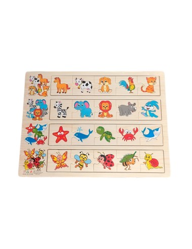 Juego De Mesa Rompecabeza Patrones Logica Didactico Niños