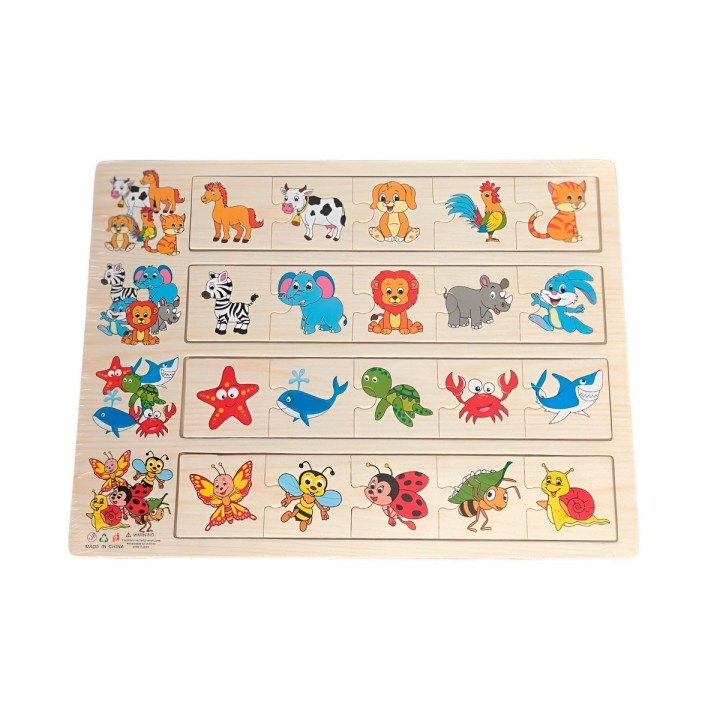 Juego De Mesa Rompecabeza Patrones Logica Didactico Niños