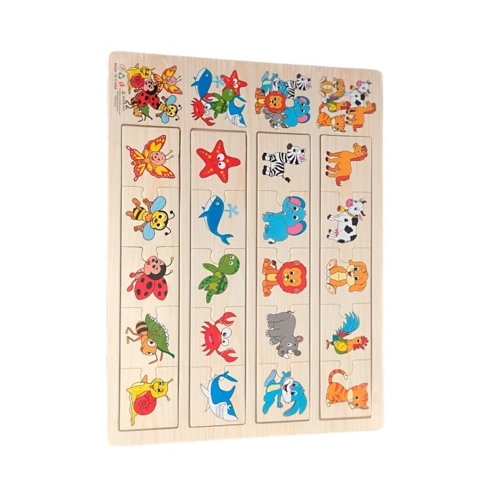 Juego De Mesa Rompecabeza Patrones Logica Didactico Niños