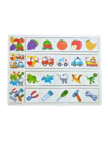 Juego De Mesa Rompecabeza Patrones Logica Didactico Niños