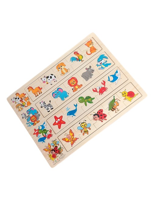 Juego De Mesa Rompecabeza Patrones Logica Didactico Niños