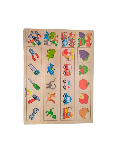 Juego De Mesa Rompecabeza Patrones Logica Didactico Niños