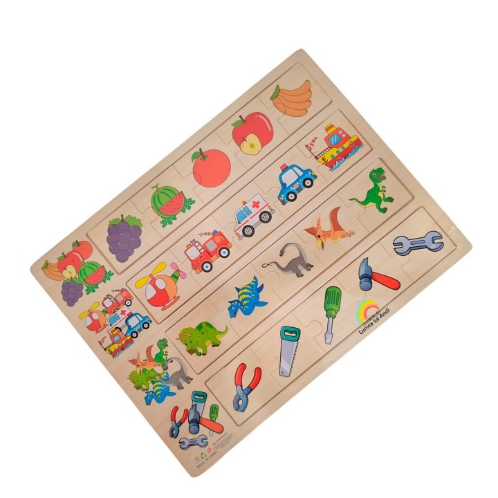 Juego De Mesa Rompecabeza Patrones Logica Didactico Niños