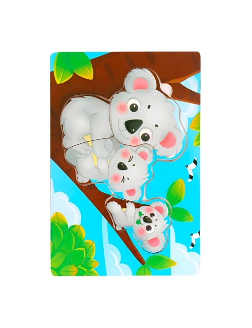 Rompecabezas Familia Animal Didactico Aprendizaje Niños