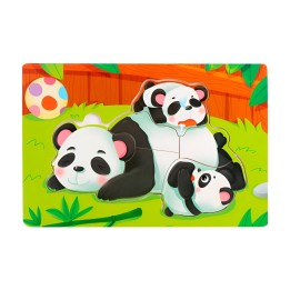 Rompecabezas Familia Animal Didactico Aprendizaje Niños